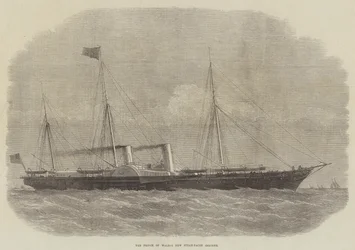 De Nieuwe Stoomjacht Osborne van de Prins van Wales